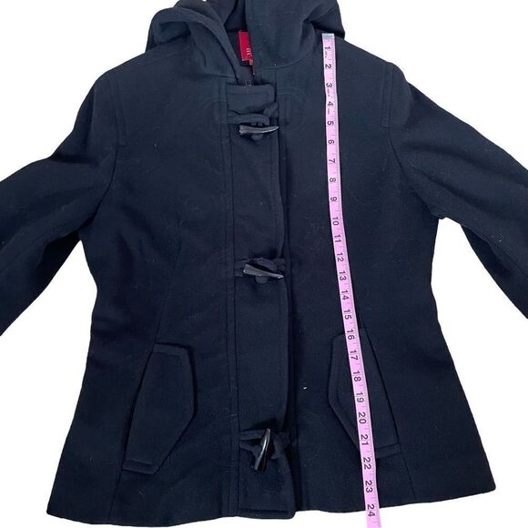 Esprit ~ Black Wool Blend Jacket ~ Toggle button closure ~ size Medium - Picture 6 of 12